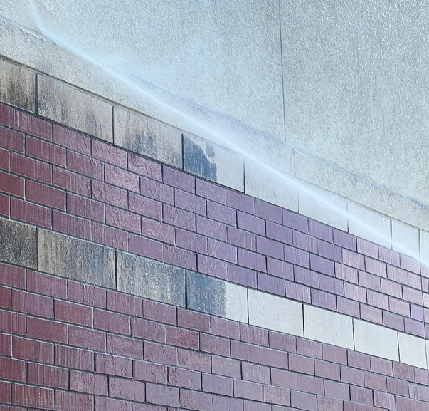 Pressure Washing Commercial Building Frisco, TX